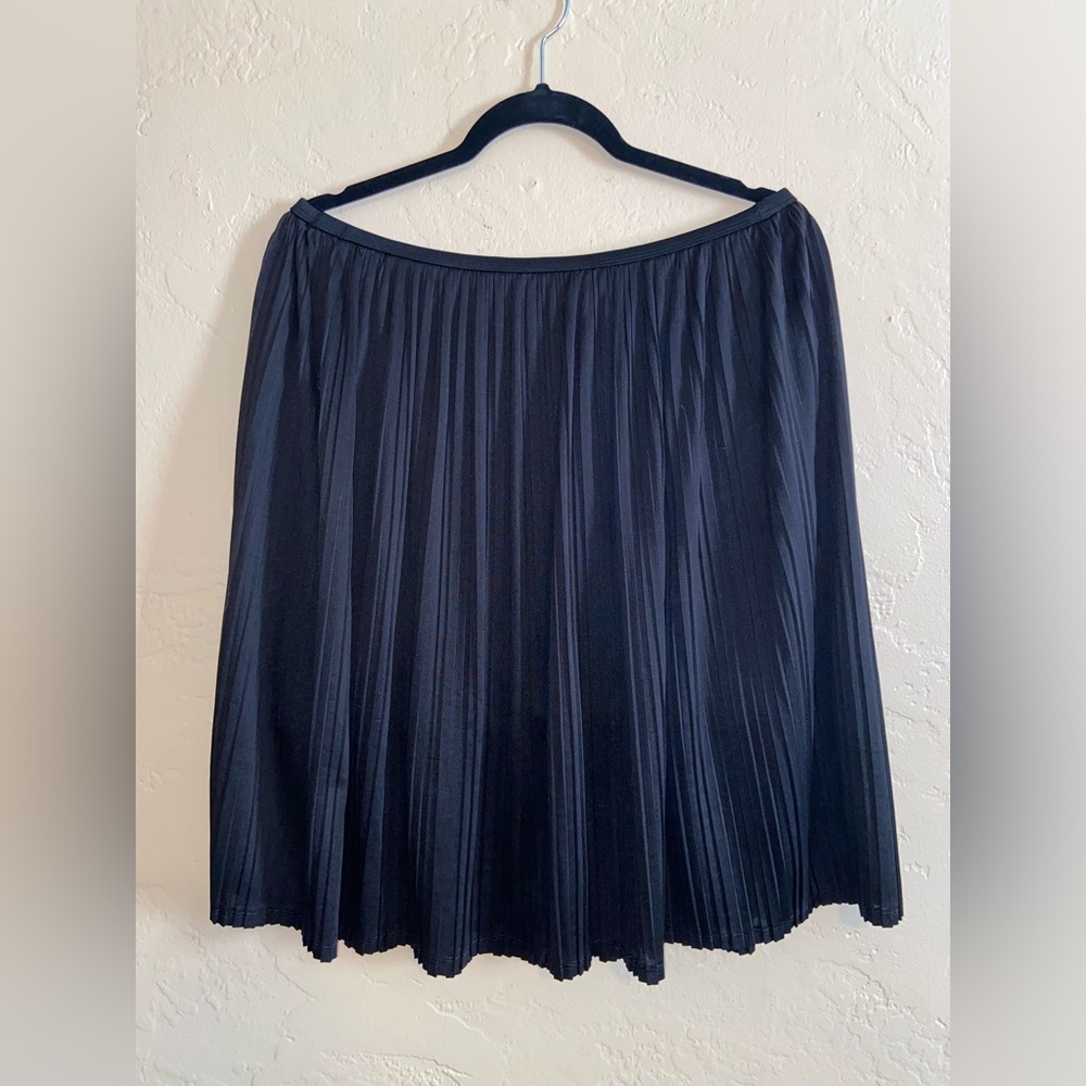 Vintage Black Mossimo Pleated A-line Skirt